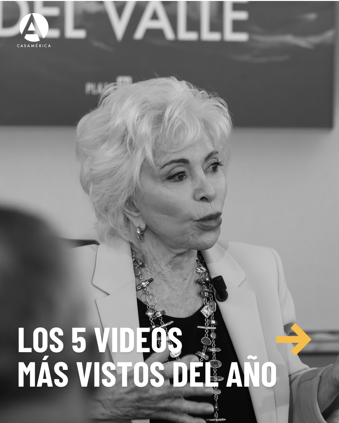 🎥 Este año, nuestro canal de YouTube reunió diálogos, cine, pensamiento y música alrededor de Iberoamérica. Compartimos los 5 vídeos más vistos de 2025:

1️⃣ ‘Mi nombre es Emilia del Valle' – presentación de la nueva novela de Isabel Allende’. Encuentro en torno a la nueva obra de Isabel Allende, con reflexiones sobre la saga Del Valle y los procesos de escritura. 

2️⃣ ‘Las venas abiertas de la memoria: homenaje a Eduardo Galeano’. Un recorrido por la obra y el legado de Eduardo Galeano a través de lecturas, análisis y memoria compartida.

3️⃣ ‘México con Madre, la verdadera historia de Malinche’. Una mirada histórica y crítica a la figura de Malinche y a su lugar en los relatos sobre la conquista.

4️⃣ ‘La “dolce vita” de la música de Amaral’. Conversación en torno al proceso creativo, el repertorio y la trayectoria del dúo.

5️⃣ Diálogo ‘Secretos, silencios y censura en torno a Puerto Rico en 1898’. Una conversación sobre la novela La maldición de Santa Águeda y los episodios silenciados de 1898.

📺 Puedes ver estos y otros contenidos en nuestro canal de YouTube, enlace en la biografía.
🔗 Más información en nuestra web, enlace en la biografía.

#CasaDeAmérica #Iberoamérica #YouTube #Cine #Literatura #Música