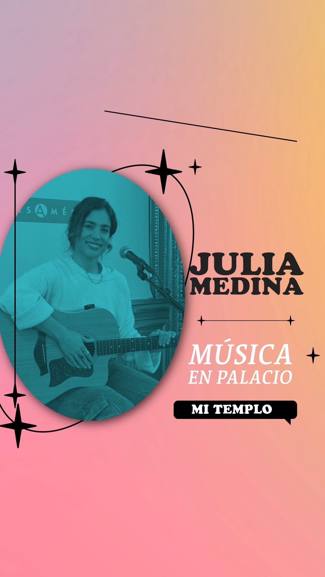🎶 Julia Medina (@juliamedina) interpreta ‘Mi templo’ en nuestro programa Música en Palacio.

En esta actuación, la cantante comparte cómo nació esta canción y reflexiona sobre su proceso creativo de cara a su próximo álbum. Además, habla de su experiencia en el @benidormfest_rtve junto a María León (@sargentoleon) y del momento actual de su carrera.

📺 Puedes ver el vídeo completo en nuestro canal de YouTube, enlace en la biografía.
🔗 Más información en nuestra web, enlace en la biografía.

#MusicaEnPalacio #JuliaMedina #Música #Creación #YouTube #CasaDeAmérica