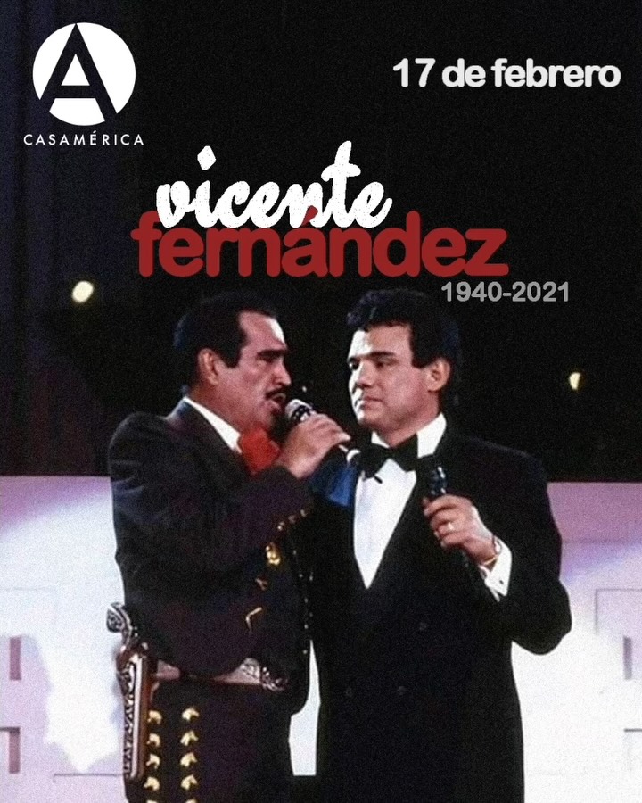 🇲🇽🎵 Tal día como hoy nacieron dos leyendas mexicanas que marcaron la historia de la música popular latinoamericana: 𝐕𝐢𝐜𝐞𝐧𝐭𝐞 𝐅𝐞𝐫𝐧𝐚́𝐧𝐝𝐞𝐳 (1940-2021) y 𝐉𝐨𝐬𝐞́ 𝐉𝐨𝐬𝐞́ (1948-2019). 

El Charro de Huentitán y El Triste. 
El Rey de la Rancheras y el Príncipe de la Canción. 

Ranchera y balada. Dos artistas que se admiraron mutuamente y dos formas de cantar el amor y la pérdida que, desde México, se volvieron universales.