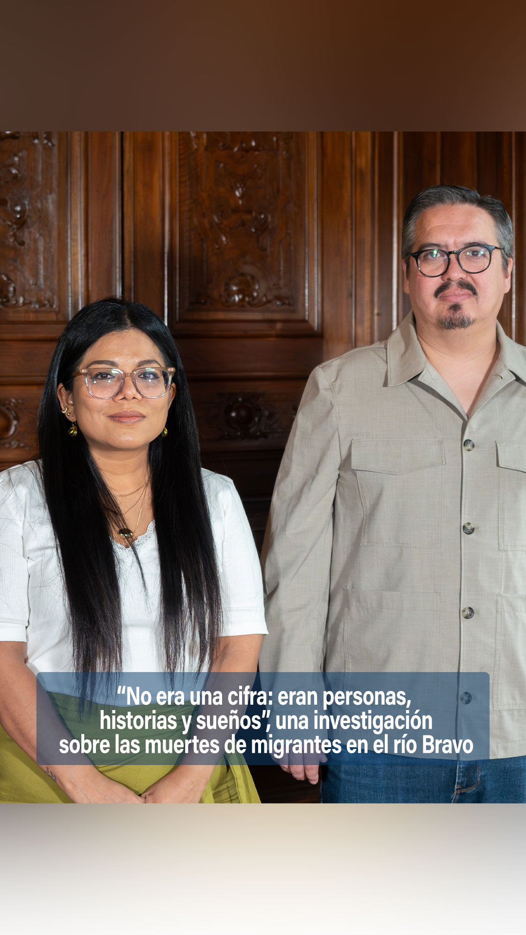 🎙️ 🇲🇽 Entrevistamos a Miriam Ramírez y Silber Meza, periodistas de El Universal (México), galardonados con un Premio Rey de España de Periodismo 2026 en la categoría de Cooperación Internacional y Acción Humanitaria por la investigación Río Bravo: el caudal de los mil migrantes muertos.

Conversamos sobre el trabajo de investigación que documenta el aumento de las muertes de personas migrantes en el río Bravo, el reto de poner rostro e historia a las víctimas y la importancia del periodismo colaborativo para abordar una de las mayores crisis humanitarias de la región.

Además, reflexionan sobre el significado de este reconocimiento y el compromiso de seguir ejerciendo un periodismo de investigación riguroso, sensible y centrado en las personas.

👥 Con Miriam Ramírez y Silber Meza.

📺 Ver en nuestro YouTube, enlace en la bio.