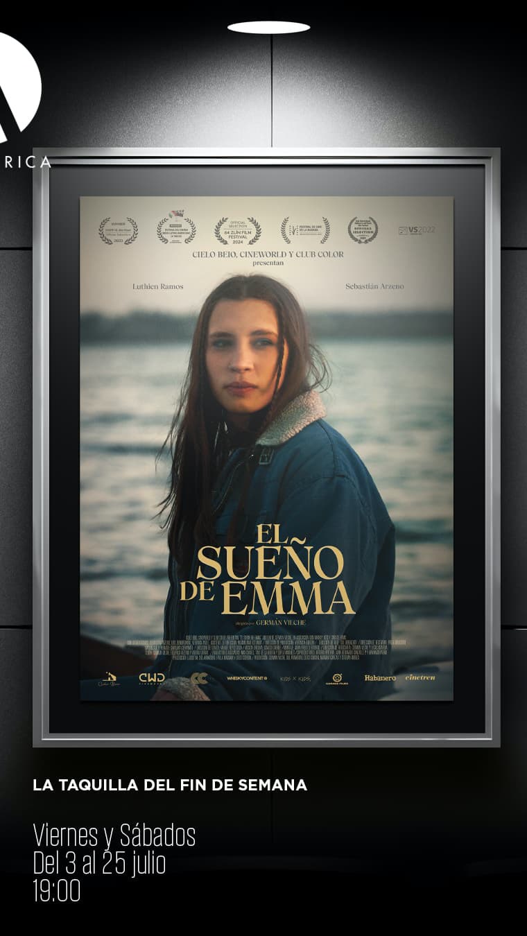 🎬 La Taquilla de Fin de Semana presenta ‘El sueño de Emma’, largometraje argentino de @germanvilchedp sobre los vínculos familiares, el desapego y el crecimiento personal.

📅 Viernes y sábados hasta el 25/07 - 19:00.
🔗 Más información en nuestra web.
