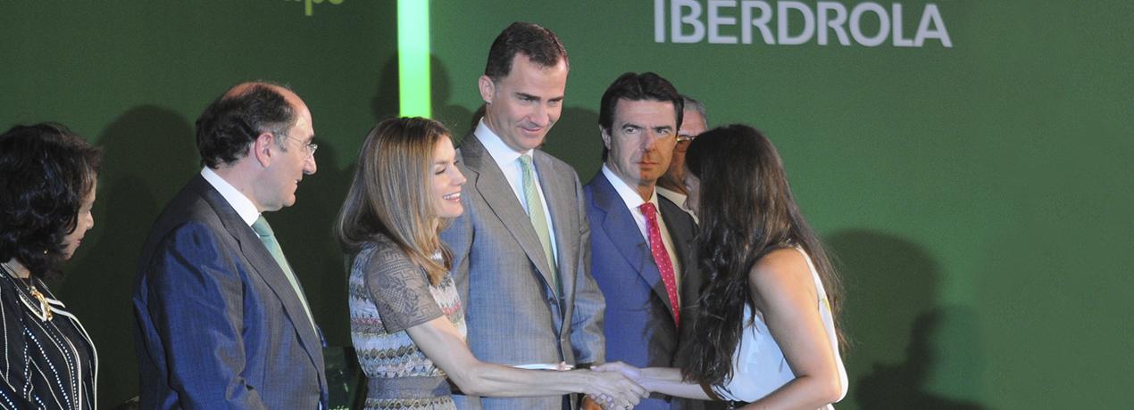 Los Príncipes de Asturias en la entrega de Becas Iberdrola